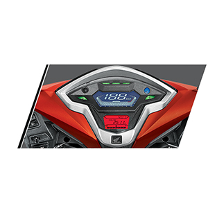 FULLY DIGITAL METER WITH ECO SPEED INDICATOR  